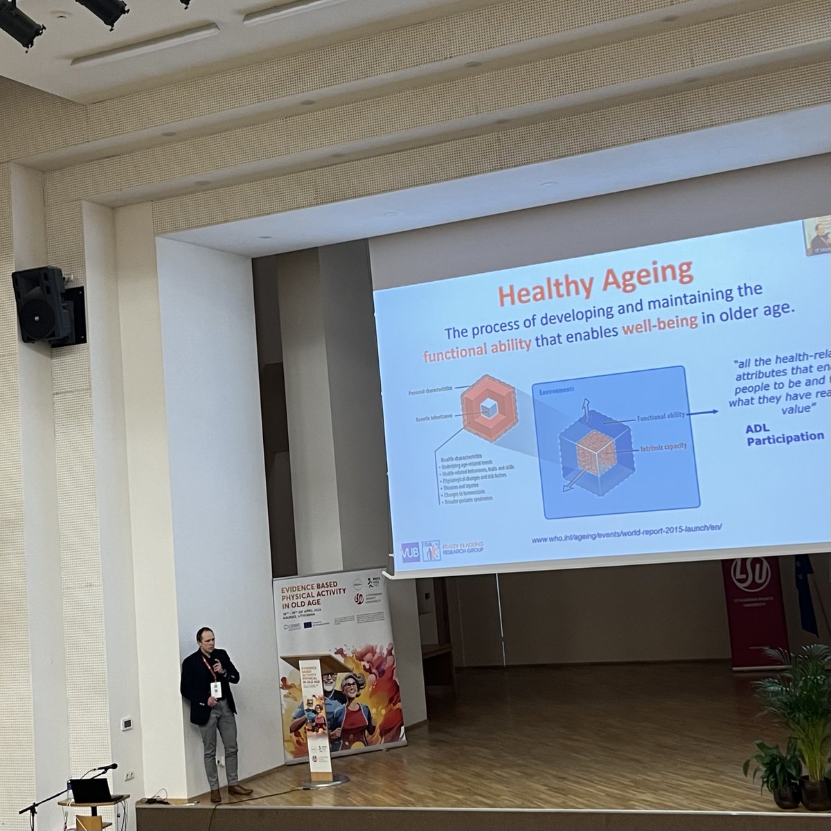 Prof. Dr. Ivan Bautmans concluded DAY 2 of the #EGRAPA and @physagenet conference with the enlightening keynote lecture titled 'Vitality capacity, why is it relevant to assess?'.