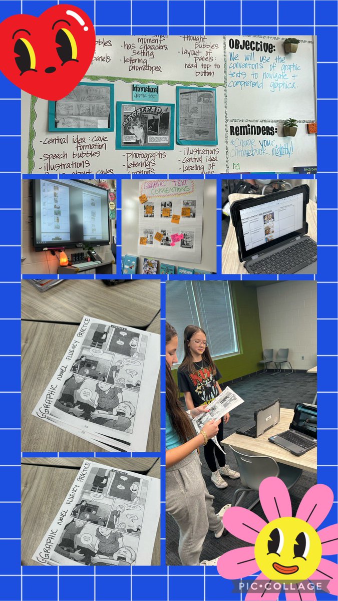 6th graders began their graphic novel unit today and practiced fluency using Flipgrid! @SpragueCubs