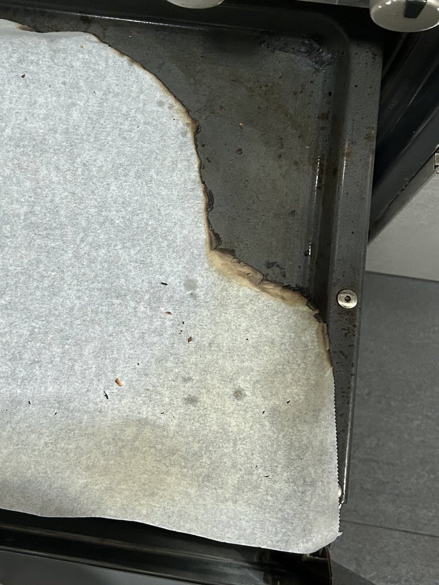 QUE COJONES QUE ME HA SALIDO ARDIENDO EL PAPEL DE HORNO