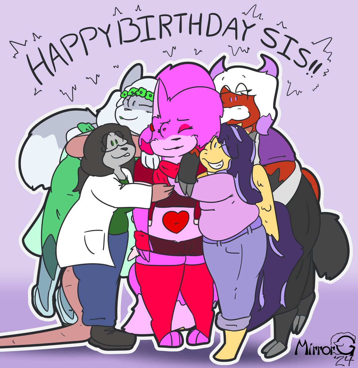 MirrorGs's tweet photo. A comm for ReiaHope as a birthday gift for the lovely, talented @FoxSista!!

Hope you have a good one =w= https://t.co/idJBpM27nl