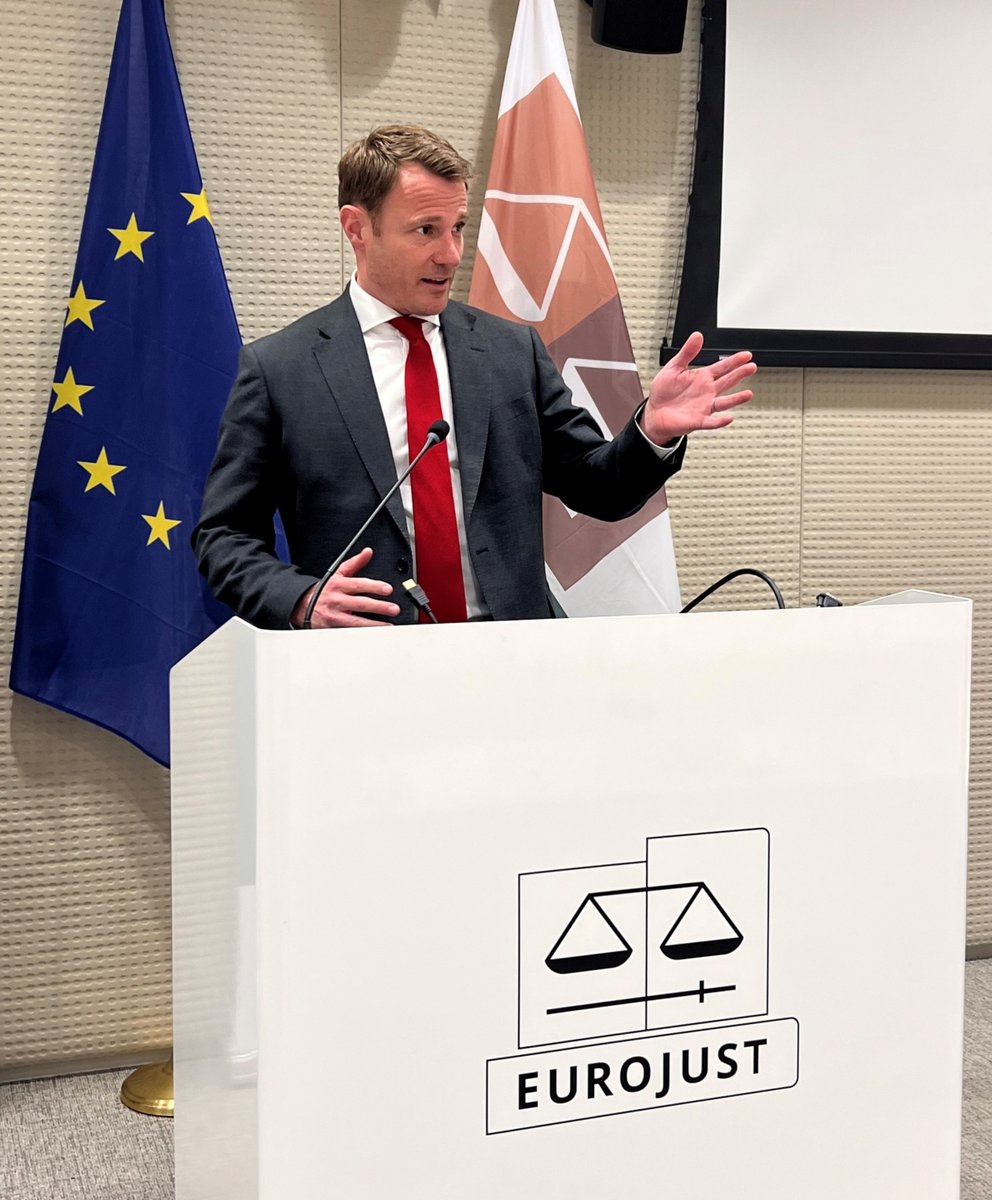 Readout of Justice Department and EU Network Meeting on Battlefield Evidence Chief Matthew F. Blue of the National Security Division’s Counterterrorism Section Delivers Opening Remarks in The Hague 🔗: justice.gov/opa/pr/readout…