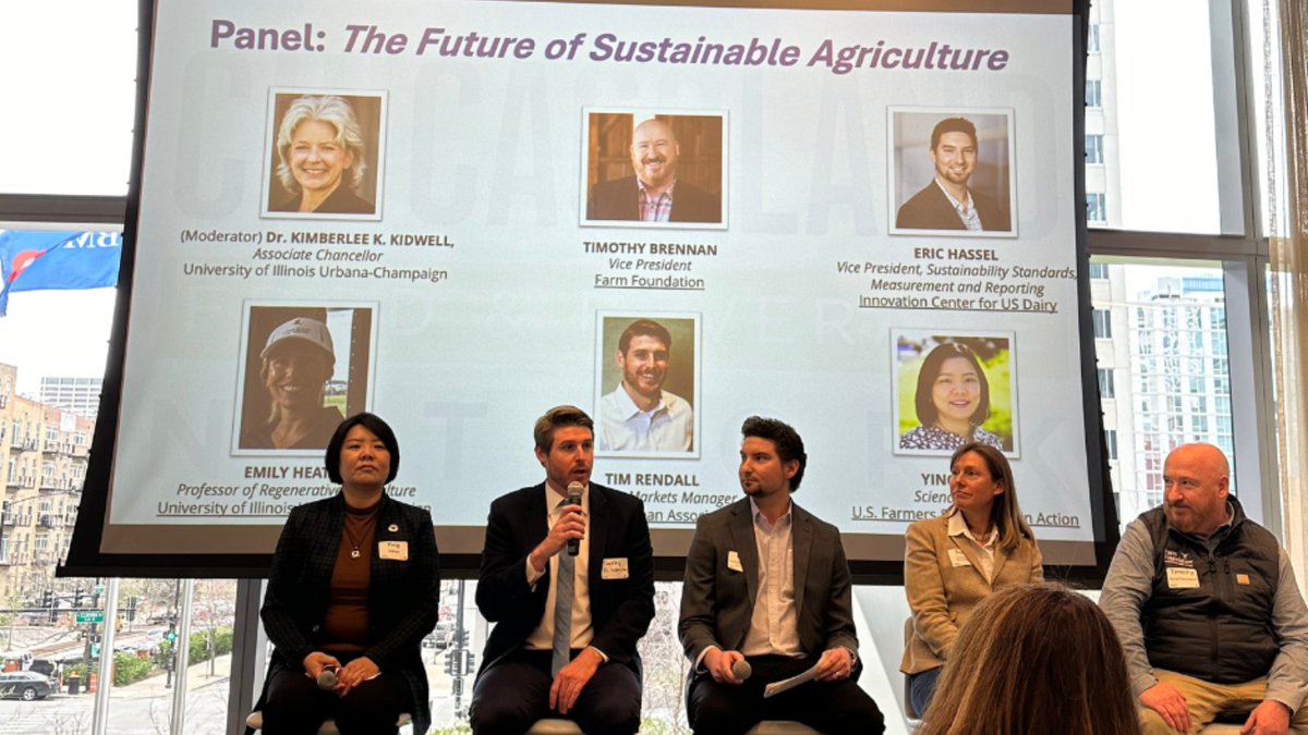 Thrilled to have our Domestic Markets Manager, Tim Rendall, represent us at @chgofood's Sustainability Panel! Tim's insights, combined with ISA's commitment to sustainability, shed light on soybeans' crucial role in shaping Illinois' food scene.