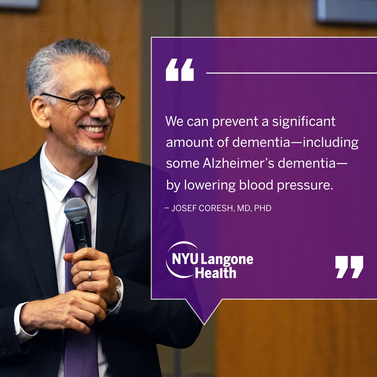 At a symposium hosted by NYU Langone Health’s Optimal Aging Institute, experts discussed evidence of the link between vascular health and age-related neurodegeneration, emphasizing the importance of early interventions. Learn more about the institute: bit.ly/3W7P9Ia