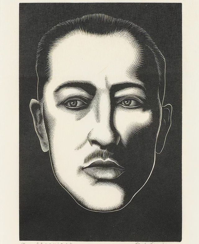 MenschOhneMusil's tweet image. Paul Landacre (1893 - 1963) Igor #Stravinsky, from: 12 Great Composers, 1935-1936.