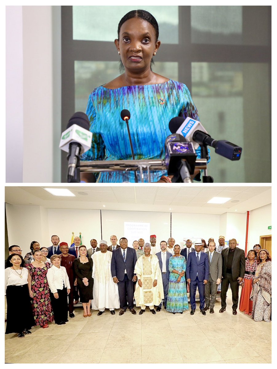 .@DeAissata is pleased to join the Gvt🇨🇲 & stakeholders as #UNRC a.i to launch the 'South-South Cooperation Prog for Peacebuilding: 'From Colombia🇨🇴 to the World' She affirmed 🇺🇳UN’s contribution to foster the disarmament, demobilisation & reintegration processes 4 lasting peace