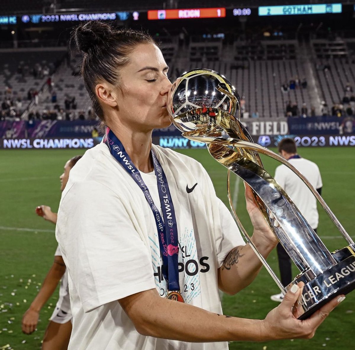 alikriegys's tweet photo. taylor wrote this one abt ali’s nwsl championship win i’m afraid https://t.co/10HYLQhyJS