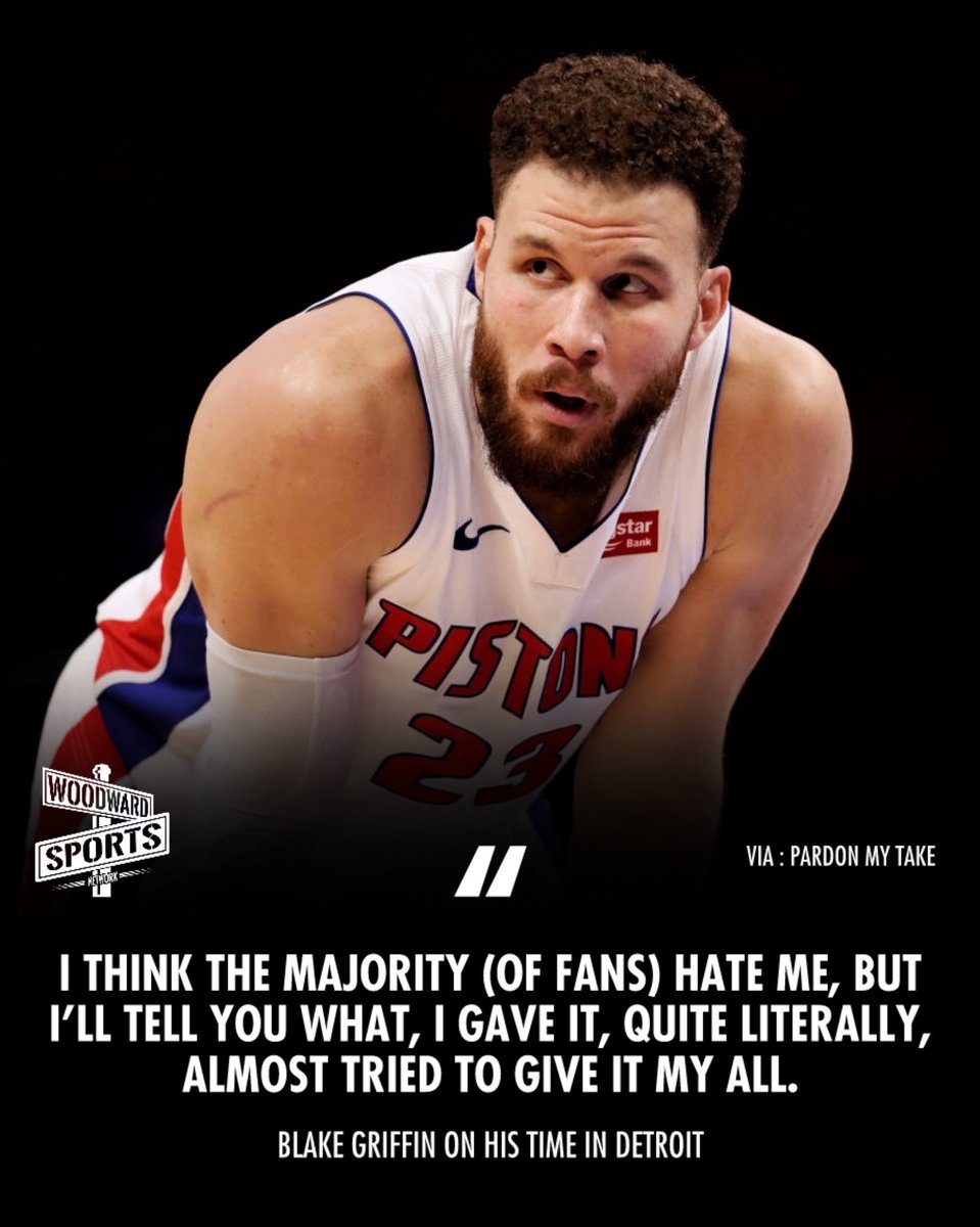 What are your feelings on Blake Griffin as a Detroit Piston 👀