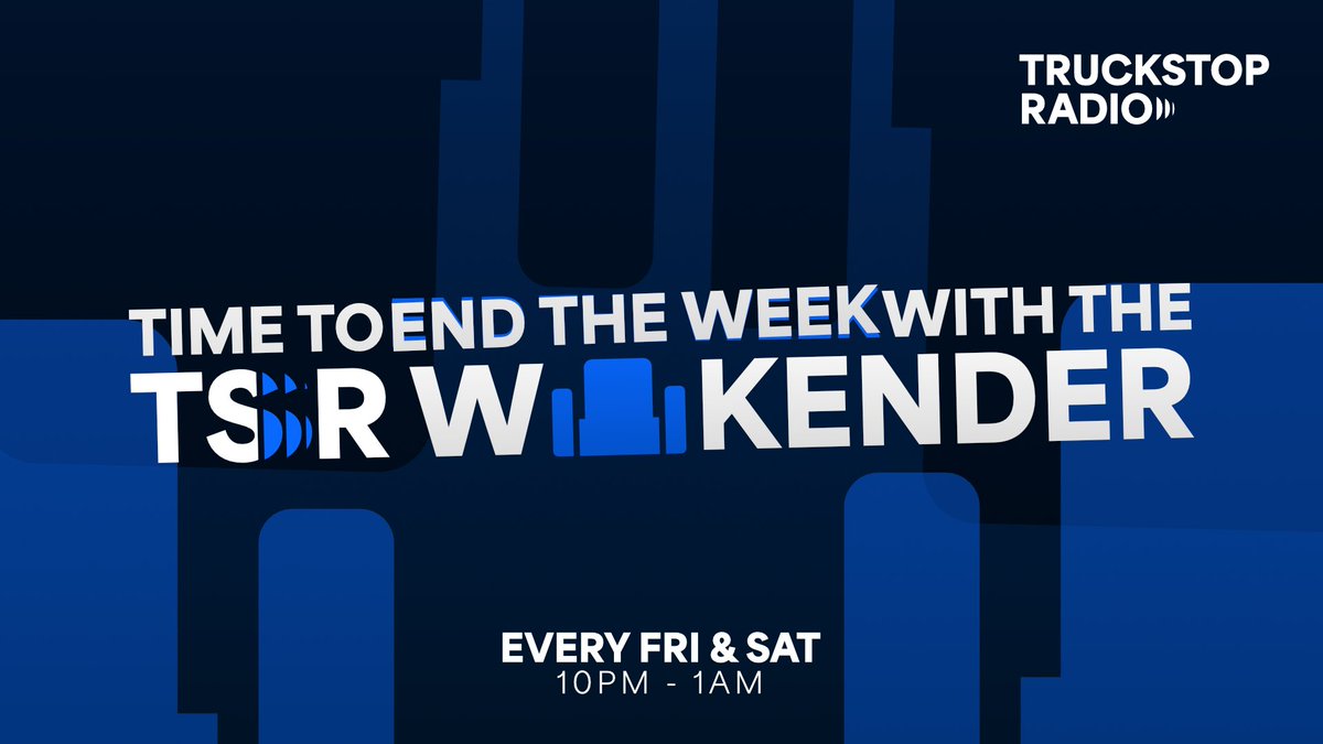 It's officially TSR Weekender is returning tomorrow from 10 PM to 1 AM every Friday and Saturday. Available from: W: truckstopradio.co.uk Available on Google Nest and Alexa just ask To play TruckStopRadio.