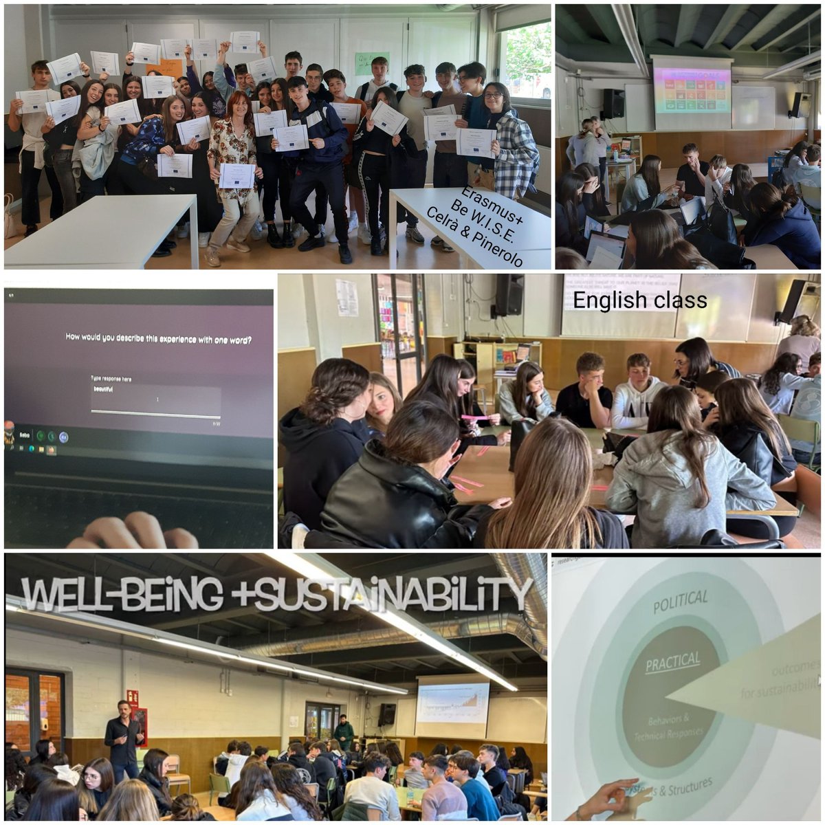 Europe_INSCelra's tweet photo. DAY 5
#KA121Celrà #ErasmusPlus #BeWISE #Wellbeing #Inclusion #Sustainability #EuropeanProjects
#StudentsMobility https://t.co/yWOYzij3Ey