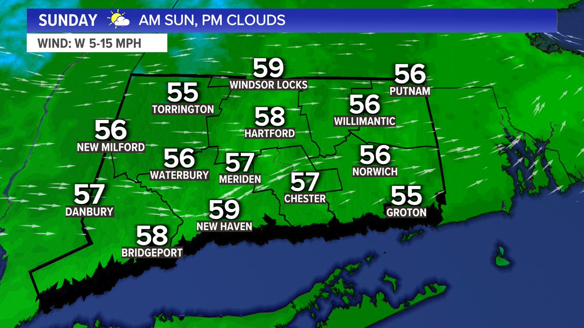 Chance for a light shower/sprinkle in spots tonight. Then more widespread rain for Saturday morning, ending NW to SE. Better afternoon! An isolated sprinkle is possible Saturday evening. Then morning sun mixes with afternoon clouds on Sunday, dry! fox61.com/forecast #FOX61