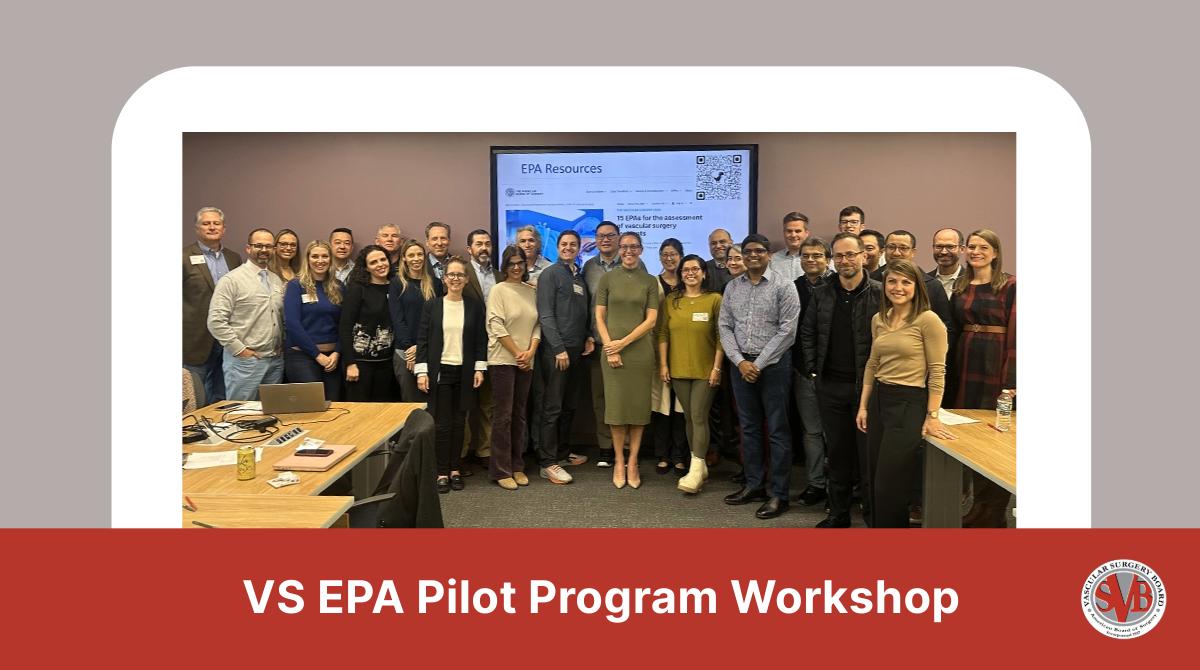 ICYMI: One of our favorite events from #APDVS2024 was the #VascularSurgery EPA Pilot Program Workshop led by Dr. @Brig13Smith1.