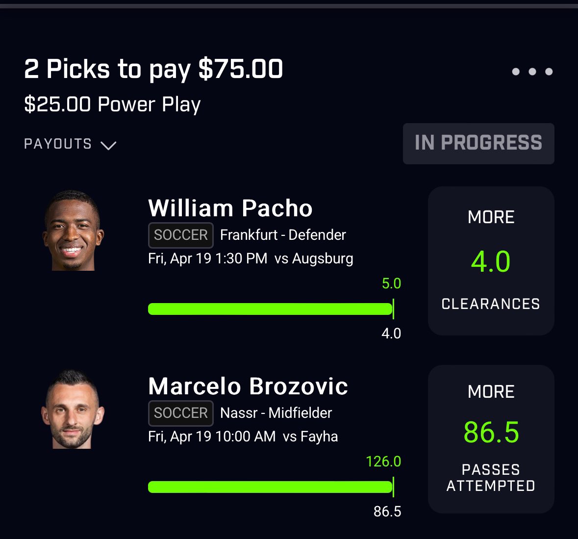 drcashpicks's tweet photo. 🇪🇨🪜CASH THE LADDER DAY 1 COLLAB 🪜🇪🇨 w/ @hugo_hdez218 
@PotdPrizepicks 
#PrizePicks #ladder #prizepicksladder #prizepickssoccer  #prizepicksnba #prizepicksmlb #gamblingX #gamblingtwitter #prizepicksnfl #prozepicksnhl #NBAPlayoffs #underdogfantasy #sleeperpicks https://t.co/JSpPTGMTvS