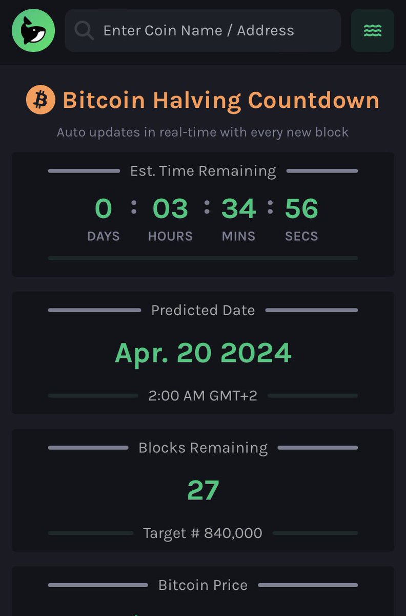 Safe the date - time is ticking!
#Crypto #nxtannouncement #BitcoinHalving #BitcoinHalving2024 #bitcoin #BullRun #Dubai #halving