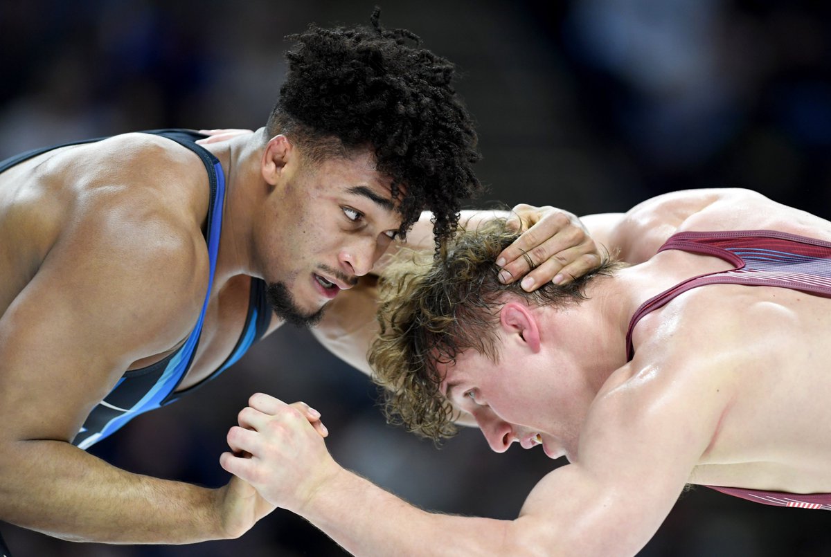 The first session of wrestling for the U.S. Olympic Team Trials is complete, see the action here, centredaily.com/sports/article… Next session is tonight at 6:30