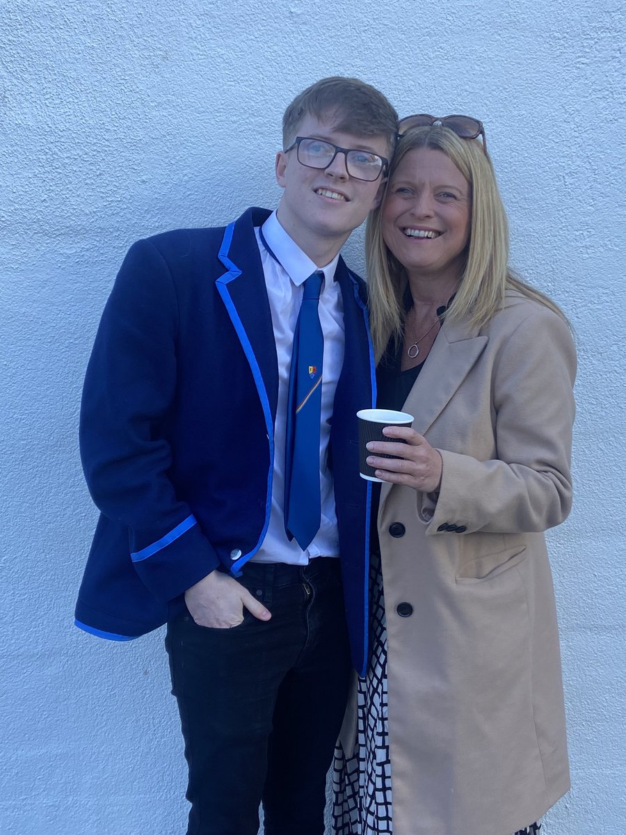 Today my  boy left school. He, and his sister, are my world. He found out yesterday he had been successful in gaining a place at the Royal Conservatoire to study starting in September. I am beyond proud of my boy