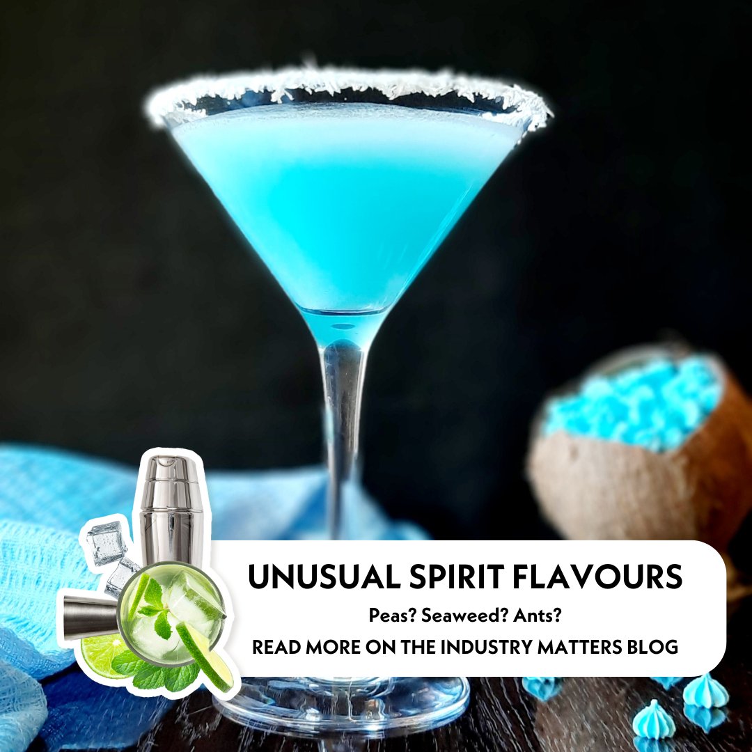 Peas? Seaweed? Ants?!🐜 Explore the avant-garde world of 'Unusual Spirits' where innovation knows no bounds! Our latest article delves into the unique creations of distillers such as @blackcowvodka and @Arbikie Read the full article here: bit.ly/3vWuE6q #ImbibeLive