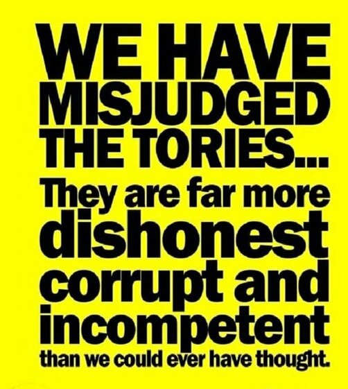 sportmarketing1's tweet photo. Sunak

Has
Gone 
Too
Far
Today!!!!!

He has destroyed every last element of decency that is expected in our leaders!

He has to be removed from office
Forever..
 
along with his Cabinet and MPs

#ToriesCorruptToTheCore
#ToryCriminalsUnfitToGovern https://t.co/hxE3HR5mTY