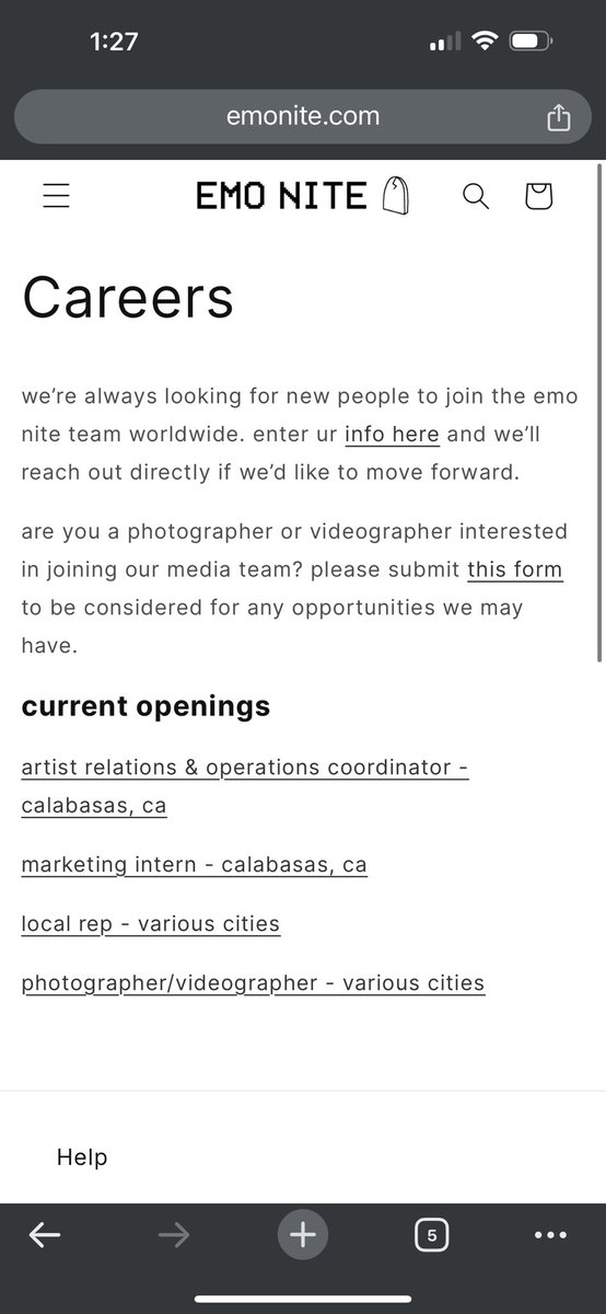 we are hiring if u even care emonite.com/pages/careers