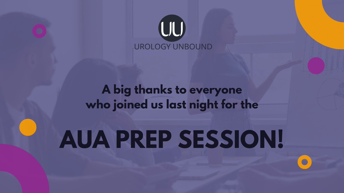 Great turnout at last night's AUA Prep Session! 🎉 Participants received invaluable feedback to elevate their AUA presentations. 👏 Best of luck to all! 🍀 #AUA24 @AmerUrological @rfrankjones_uro @LmsaNational