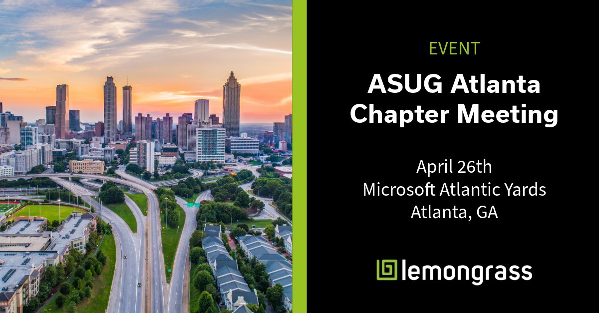 We will be in Atlanta, Georgia next Friday, sponsoring the @ASUG365 Georgia Chapter Spring meeting on April 26th! Join Ramesh Nallapu as he presents “Revolutionize your SAP Landscape with Modern Cloud Automation'. hubs.la/Q02tjpfC0 #ASUG #SAPCommunity #SAPPartner