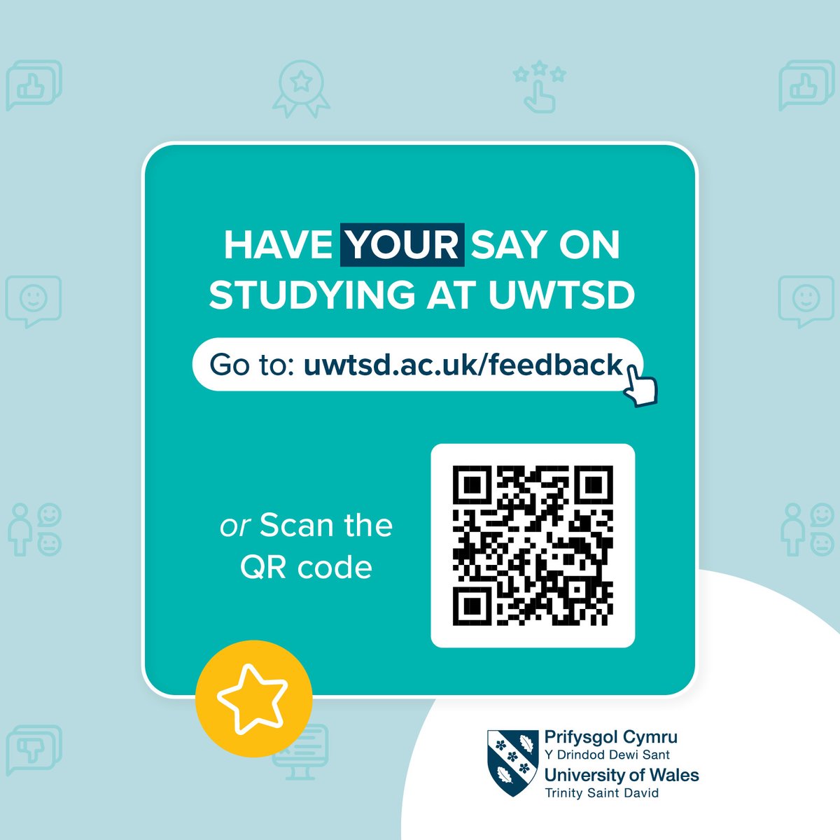 🎓 Your voice matters! 🗣️ Scan the QR code and share your thoughts on studying at our university! Let's make our campus experience even better together! 🌟

#StudentVoice #UniFeedback #studentlife