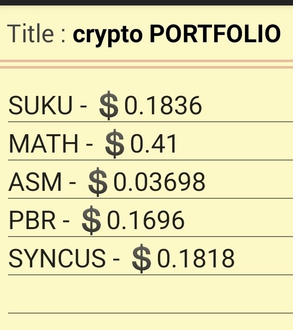 eicryptos77792's tweet photo. @goosecreekunltd @MYC_NETWORK This is my average buy in I'm gunna sit on on the bull run is this a good portfolio https://t.co/hTfcHwA6BM