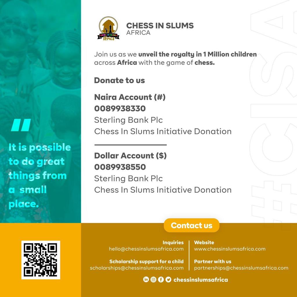 My people, it's crunch time. We have just 5 hours left to break a new world record for the longest chess marathon, and our mission to raise a million dollars for children's education has become our top priority. This is our purpose, our reason for being here.

Let's demonstrate