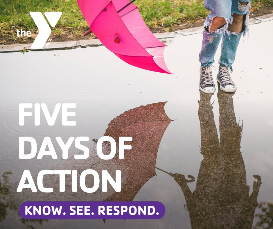 NCYMCAAlliance's tweet photo. This week we learned the importance of Know. See. Respond. and gained practical tools for preventing child sexual abuse—but our work is never done. The Y is committed to year-round prevention! Stay connected and informed! https://t.co/j2BxU6tIE4. #FiveDaysofAction https://t.co/8fEhcuQwe3