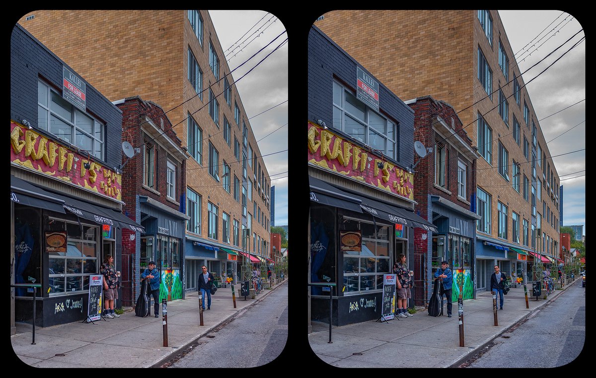#3D #Toronto #Stereoscopy #Kreuzblick #Crossview #Stereo3D #Canada #Ontario #Streetphotography