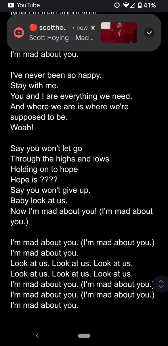 I can't wait to see the official lyrics. Here is what I have so far. Has anybody figured out the line I'm missing? #MadaboutYou