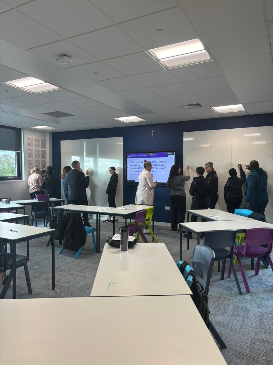 SinclairMaths's tweet photo. Building Thinking Classrooms!

Challenging thinking and improving the enjoyment of maths at Sinclair Academy since 2023!! https://t.co/OcaZI9uKME