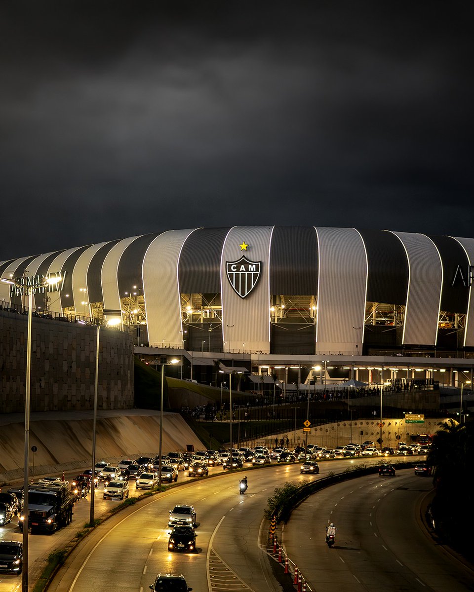 Nos encontramos amanhã na Arena MRV! 🖤