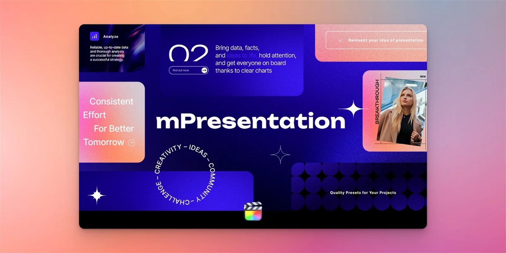 MotionVFX releases mPresentation for #FinalCutPro 👉 aho.is/fc9a8080 #FCP