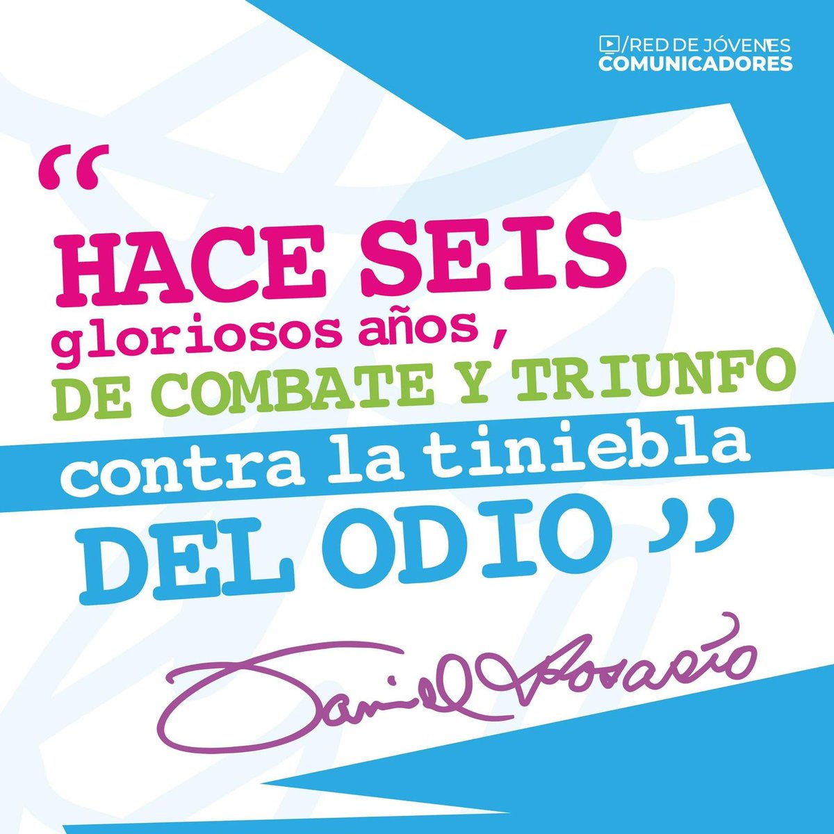 parece poco pero hace 6 años #Nicaragua le dijo NO MAS BASTA YA al odio. #SomosVictoriasVerdaderas y #SomosPLOMO19