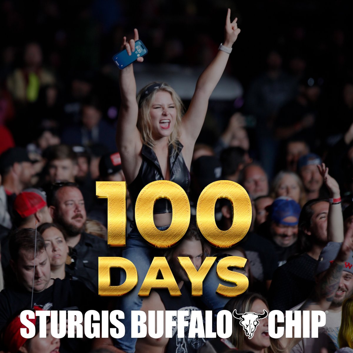 Countdown to the Best Party Anywhere: 100 Days! Are you ready to be part of something spectacular? Comment 'Rally2024' and we will DM you a link to grab your own passes for Rally 2024 at the Legendary Sturgis Buffalo Chip. #Progressive