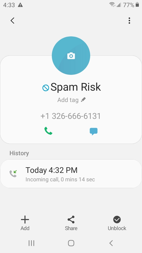 Um. So, Satan just tried to call me. Wow.🤣
#spamcalls