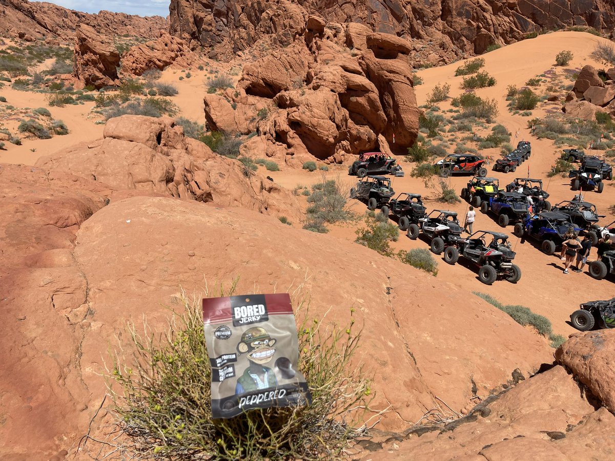 Another great day with @BoredJerky. <a href="/john/">John Shahidi</a> and team have created a delicious Jerky that is available tomorrow on <a href="/amazon/">Amazon</a>