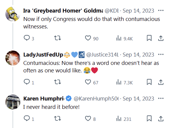 KDbyProxy's tweet photo. @emptywheel @MerriamWebster And it would be about damn time.
#contumacious https://t.co/ckhqR0m5dE