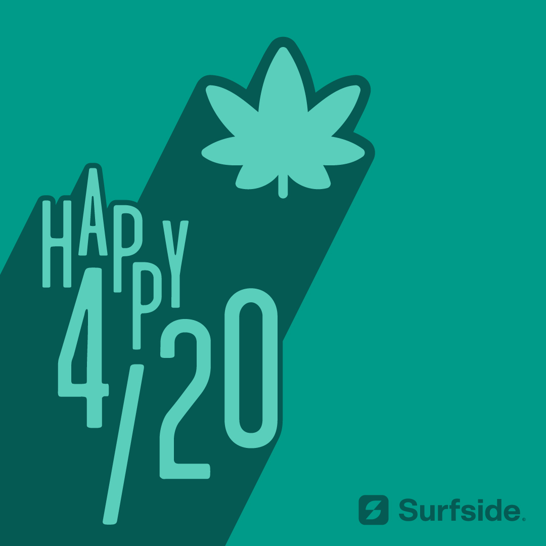 getsurfside's tweet image. Wishing our friends in cannabis a high ✨ yielding holiday weekend! #fourtwenty