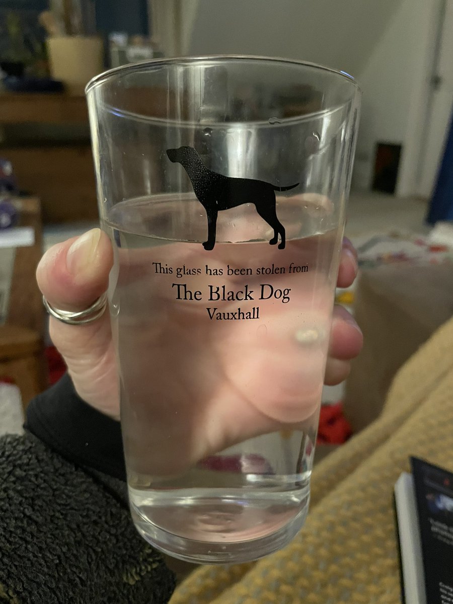 Taylor Swift released a song called ‘The Black Dog’. That is my office local - I have at least three of these pint glasses 😅 To be fair, Ricky the pub manager at the time, gifted one to me 😎