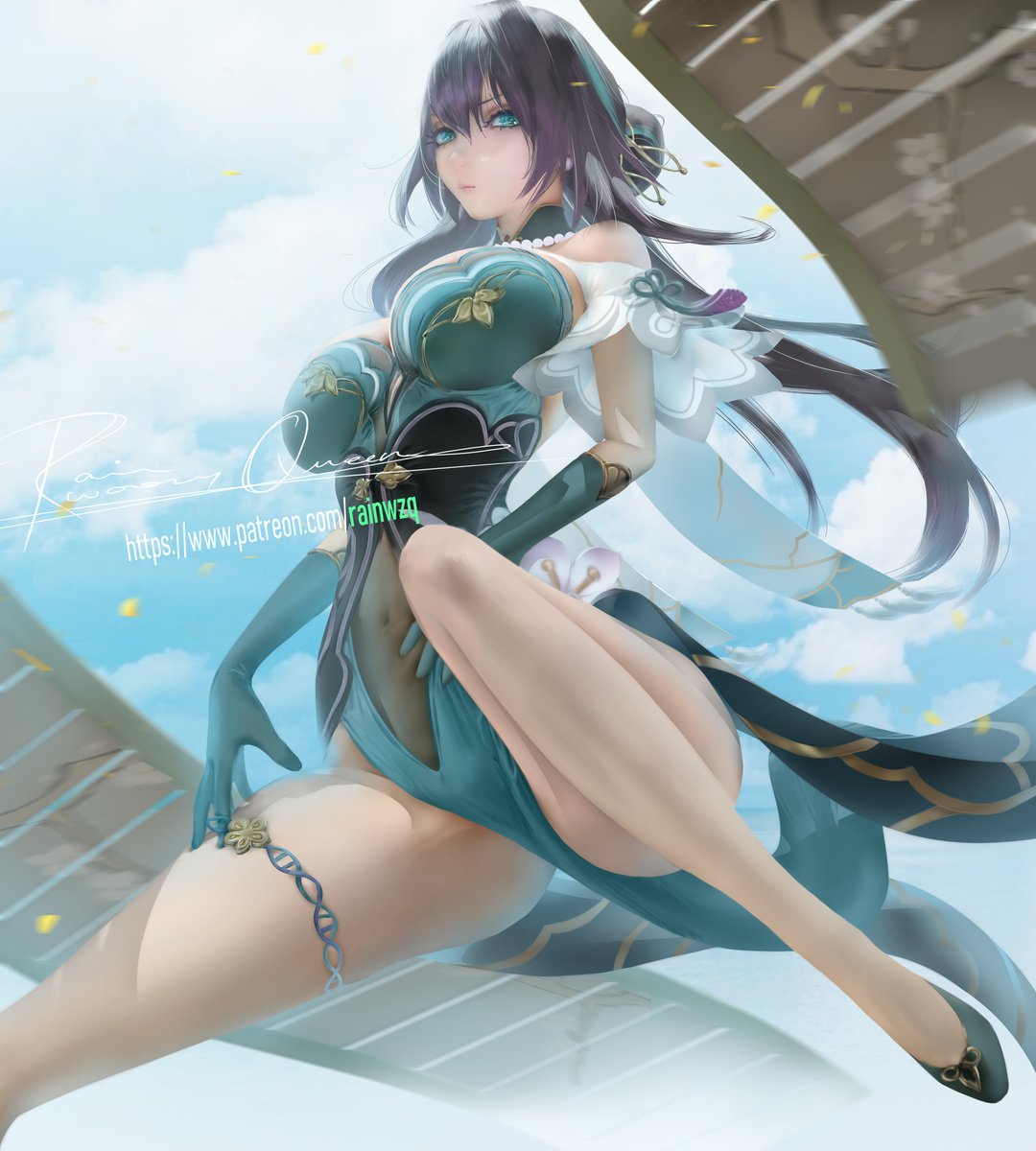 Diving into the elegant mystery of Ruan Mei from #HonkaiStarRail 🌟 Loved experimenting with her captivating design! What do you think? #RuanMei #AnimeArt #FanArt#starrail #honkai #fanart #game #artstation #pixiv #patreon #fanbox #gumroad #clipstudiopaint #huion #rainwzq