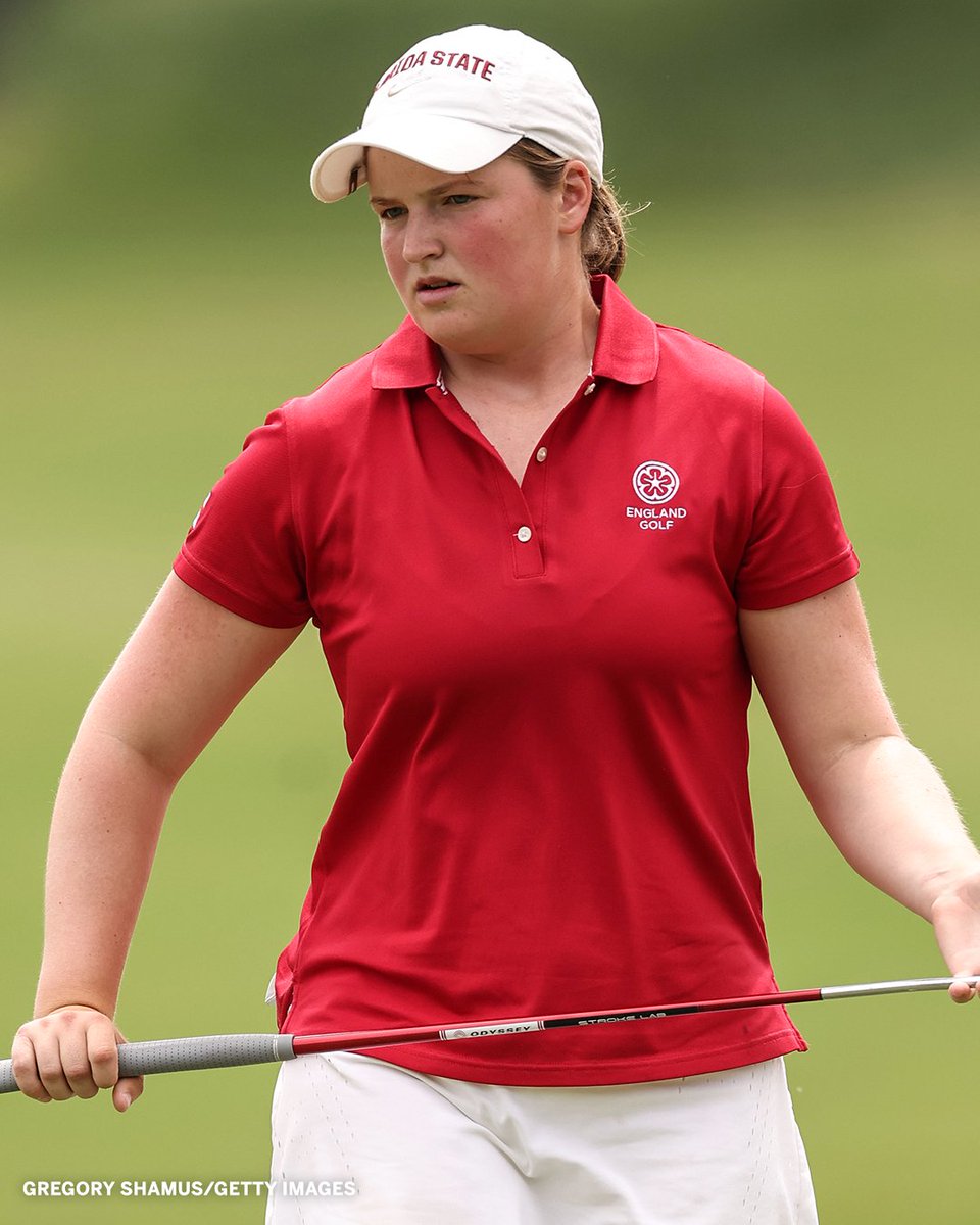 What FSU sophomore Lottie Woad is doing right now is amazing 👏 ⛳️ One of six amateurs in this week's Chevron Championship ⛳️ Currently in the top 10, just three strokes behind Nelly Korda ⛳️ Won the Augusta National Women's Amateur golf tournament less than two weeks ago