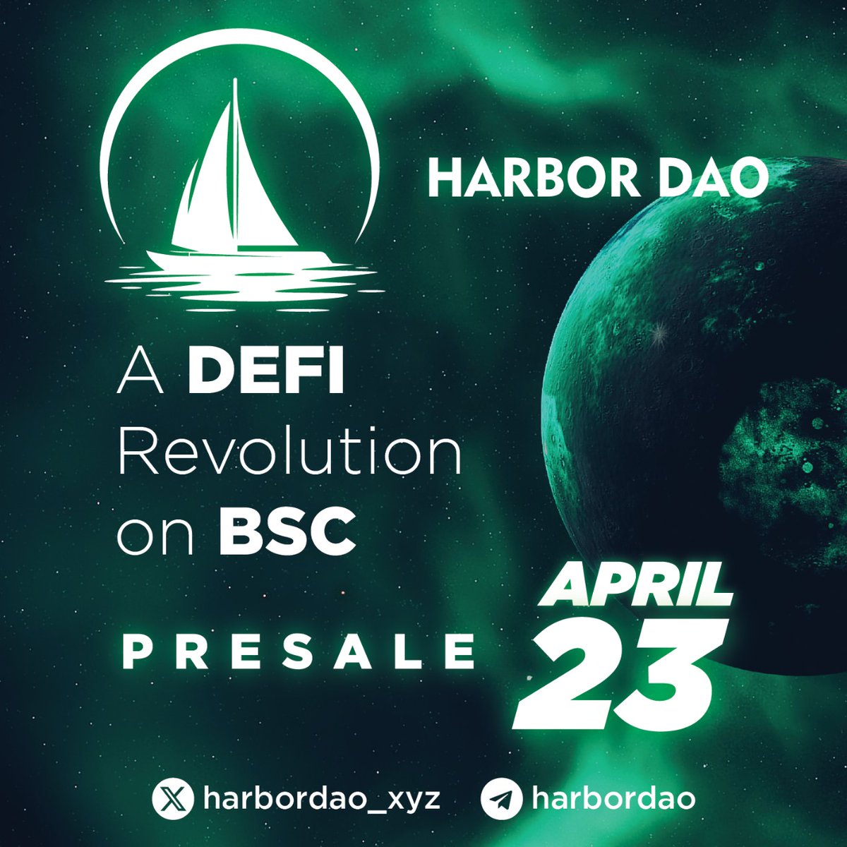 harbordao_xyz's tweet photo. Some OG's are already saying that we are the next #safemoon 👀

Presale April 23 📅

Don't miss the biggest launch of this bullrun!

Join the harbor DAO army:
https://t.co/m8fU1fBp0S

#BitcoinHalving #doge #MYRO #harbordao #cryptocurrency #presale #IDO #OHM https://t.co/4MHvdfnprz