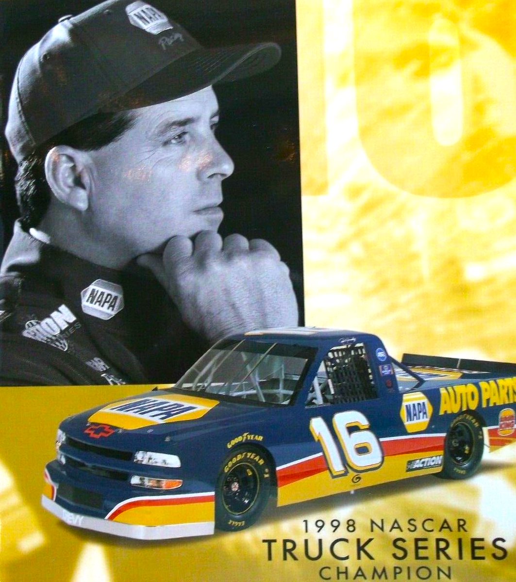 Ron Hornaday won the 1998 Chevy Trucks NASCAR 150 at Phoenix 26 years ago today. 🏁 Hornaday won six @NASCAR_Trucks races in 1998 and his second Truck series championship. #DaleEarnhardtInc 🏁 #NASCARLegends