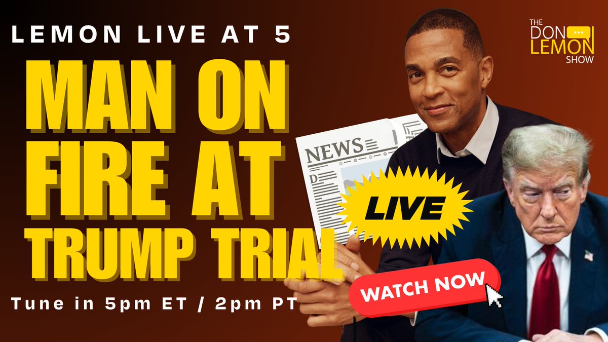 Going live at 5pm ET / 2pm PT! Discussing the biggest moments in the Trump Trial today and what it means for Trump’s fate. Come with your questions ready.