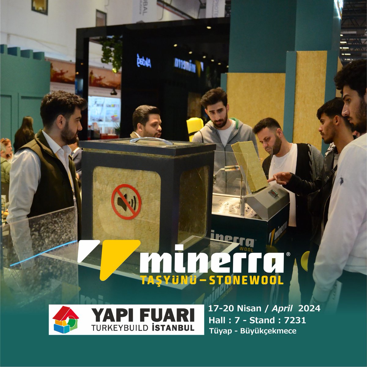 46. Yapı fuarı 3. Gününde de Tüm Hızıyla Devam Ediyor.
SALON 7 / 7231
Tüyap - Büyükçekmece

#minerra #euceb #epdinternational #epd #ukca #cam #yalıtım  #stonewool #insulation #sıfıratık #yapıfuarı #yapımalzemeleri