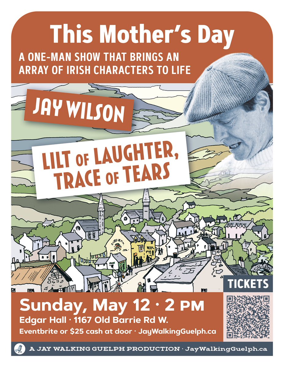 “Jay why book your one-man show just as walking tour season begins?” jaywalkingguelph.ca/lilt-of-laught…
“Because the busier I am the better my performances are.
#onmytoes #performingarts