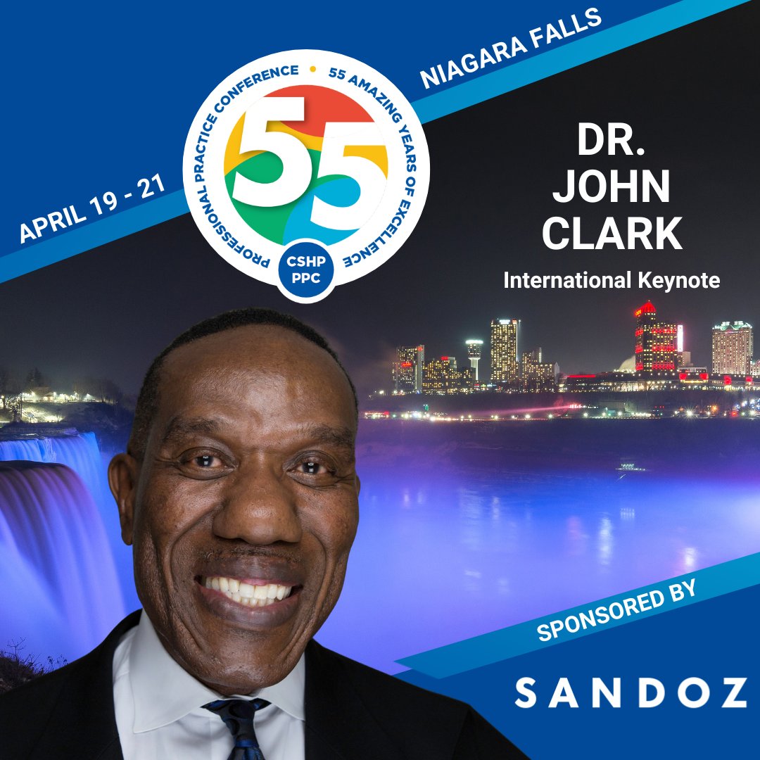 🌊 Thank you, Dr. Clark for kicking off #CSHP_PPC with the International Keynote, sponsored by Sandoz Canada! Dr. Clark, your encouragement towards embracing a culture of differences is something we'll most definitely take with us into the future.