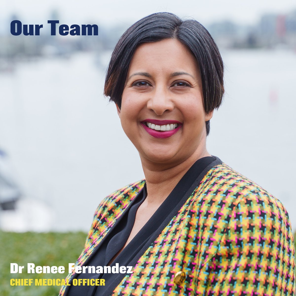 Re-introducing @DrRFernandez in her new role as our Chief Medical Officer! Renee provides a physician lens on all aspects of our work. She is a family doctor and physician leader who is passionate about promoting courageous and purpose-driven leadership. #team