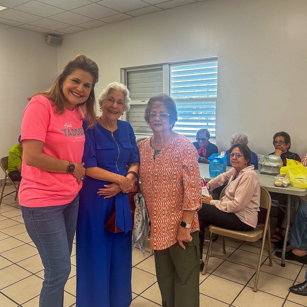 I am always grateful to spend time with our seniors-and my mom! Yesterday I had the pleasure of visiting the Pinecrest Fontainebleau. Today, at the Westwind Lakes Park Community Center, I was able to catch up with some former constituents that I had the honor of serving in the